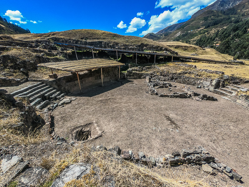 View of a smaller rituals plaza