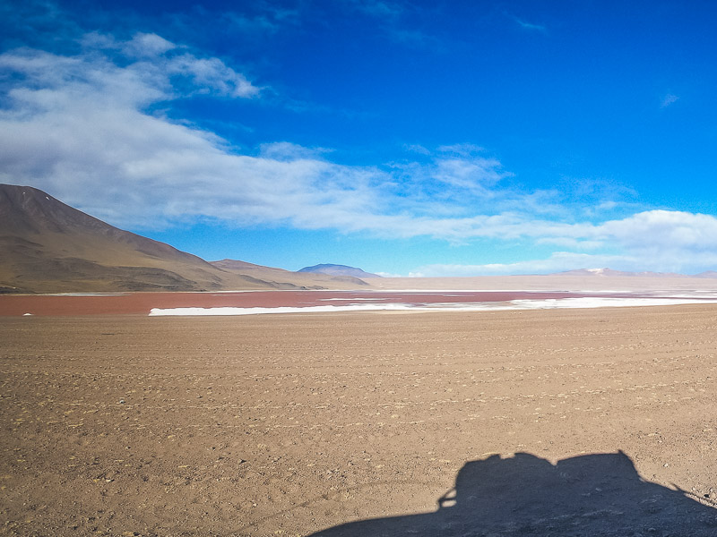 Approaching the lodge by the lake