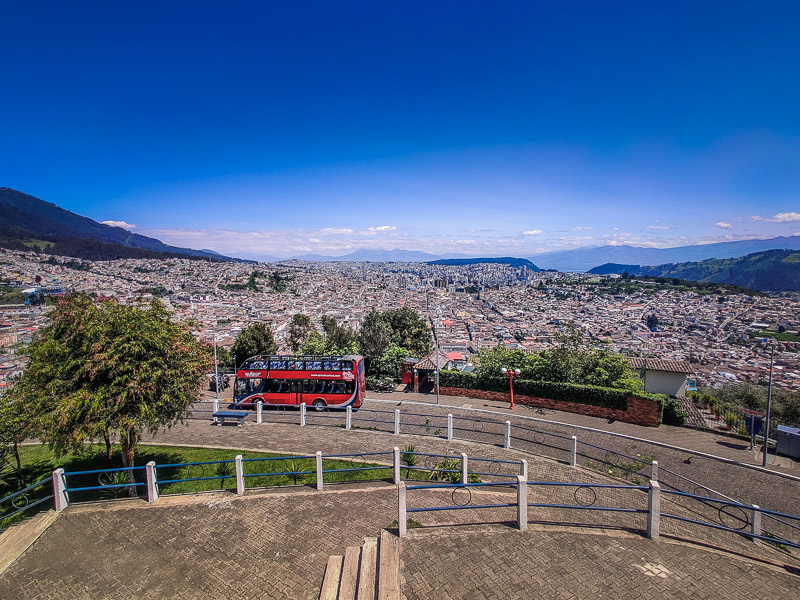 The colonial city center and north of the city