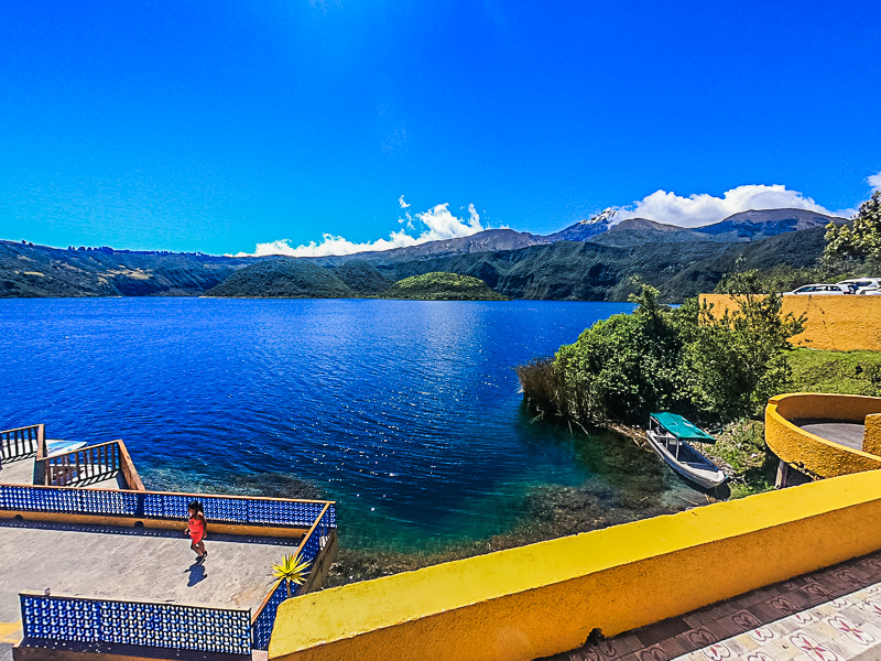 The lake from the viewpoint
