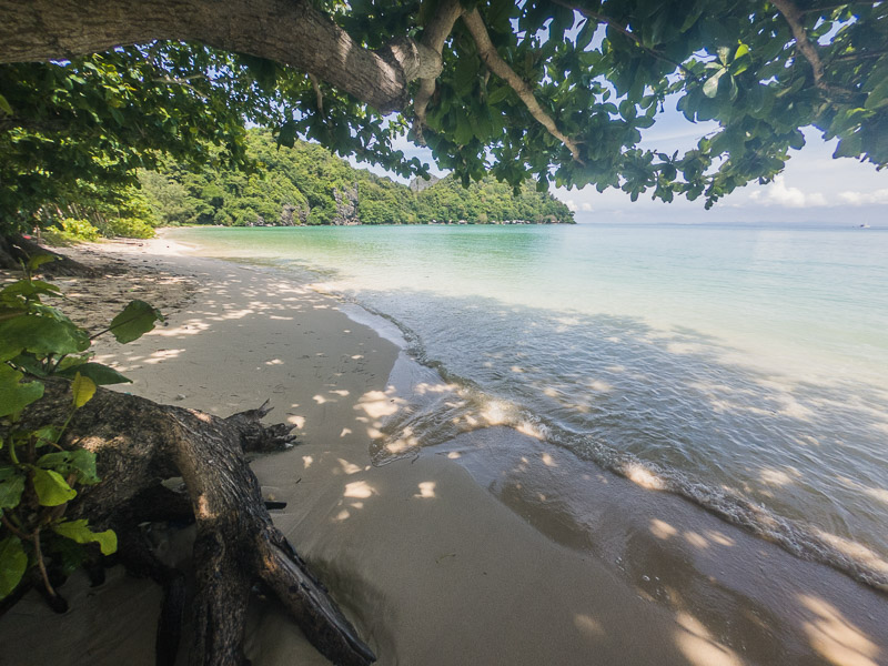 View from the beach