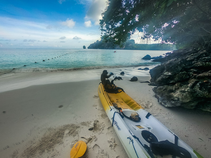 View of the beach